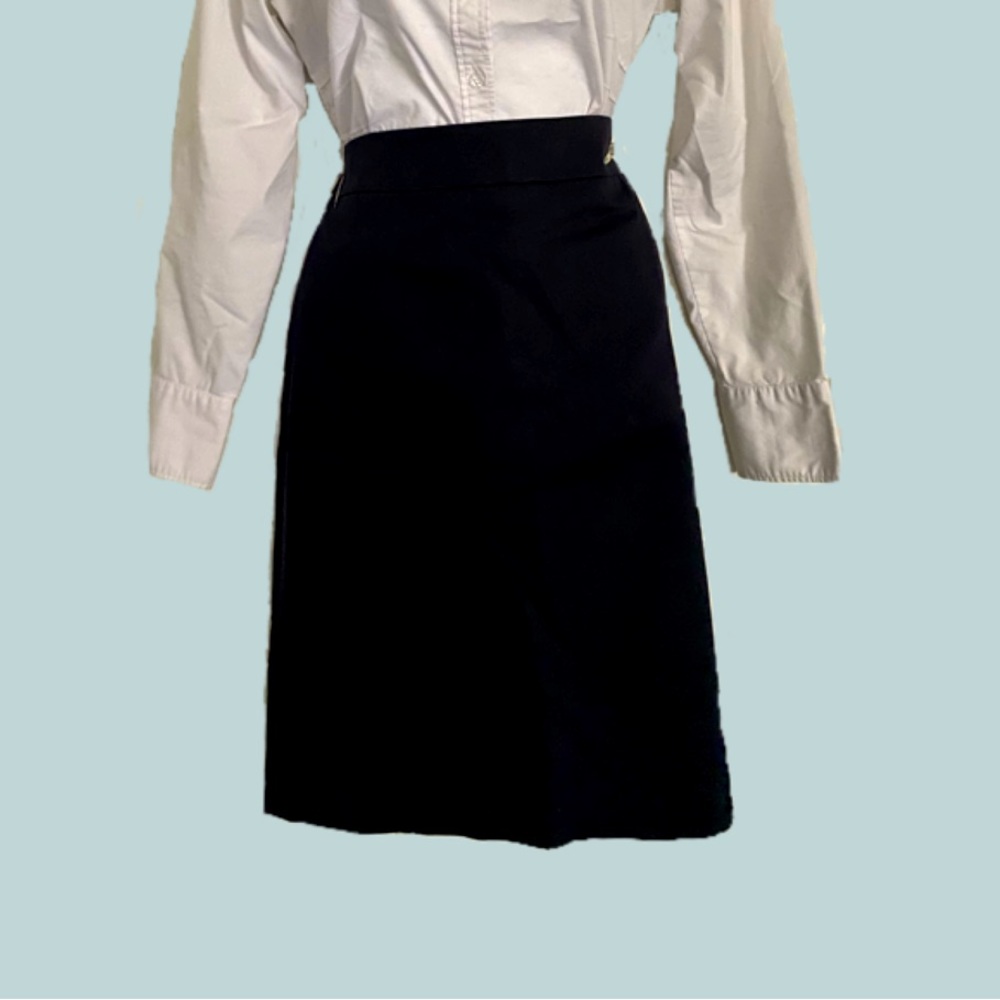 Navy Ann Taylor Skirt
